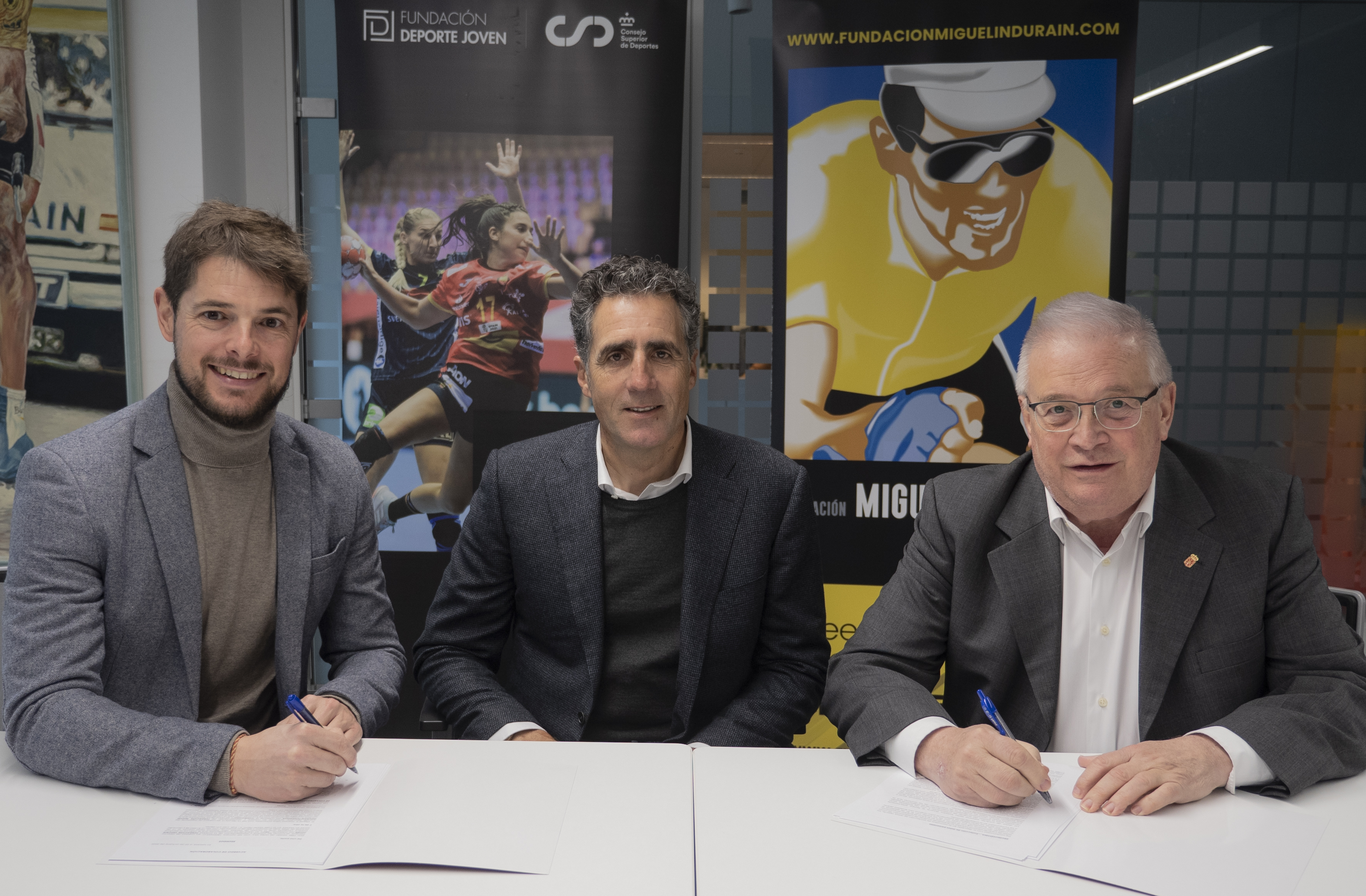 FIRMA DEL CONVENIO CON FUNDACI&Oacute;N DEPORTE JOVEN